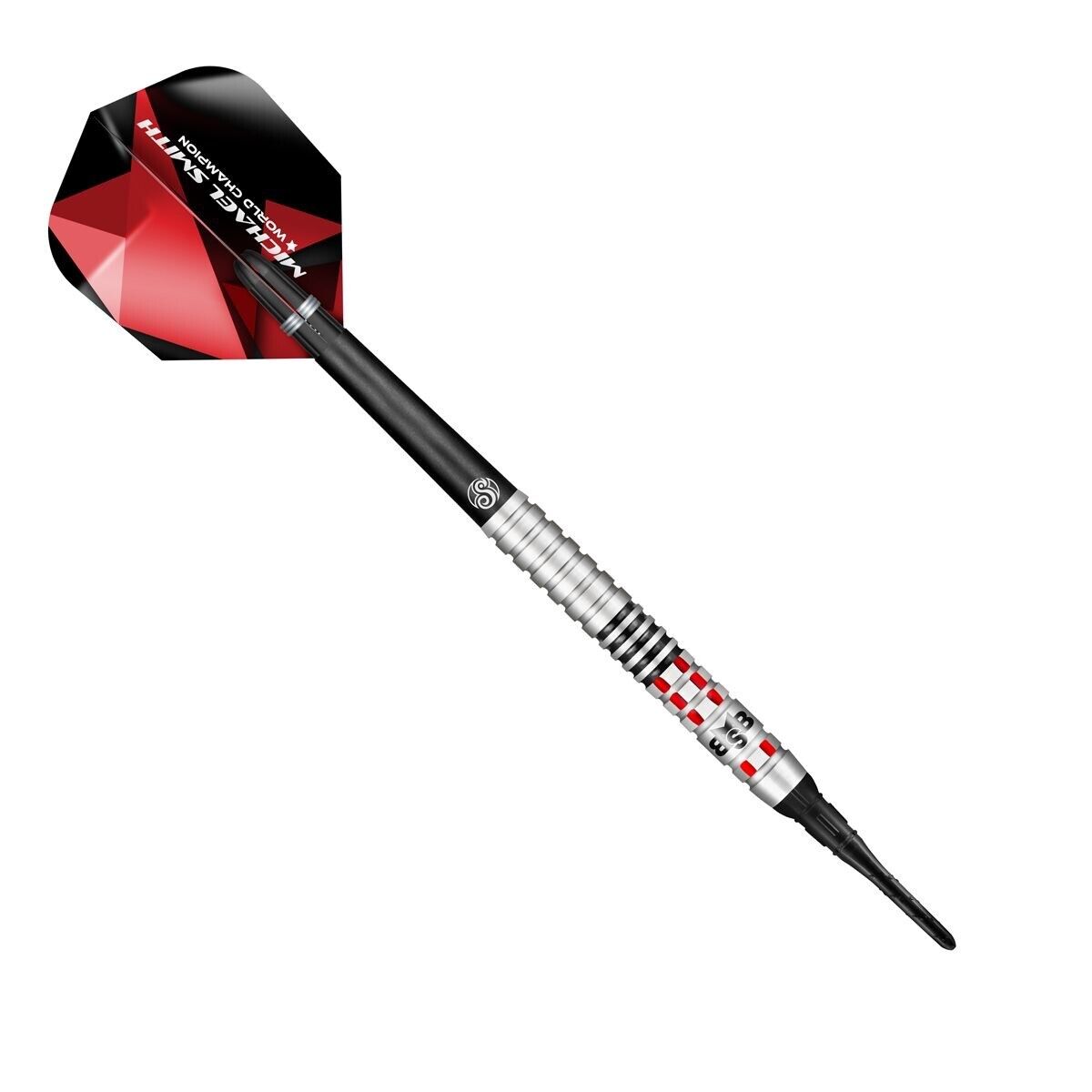 SHOT DARTS MICHAEL SMITH ACHIEVE 20 GRAM SOFT TIP SHIPS FREE N FREE FLIGHTS