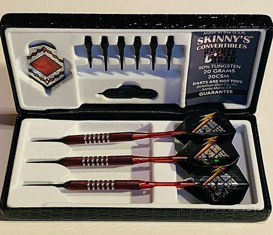 BOTTELSEN TOUGH COAT STEEL TIP DARTS 20CSM SKINNYS CONVERTIBLE  FREE SHIPPING