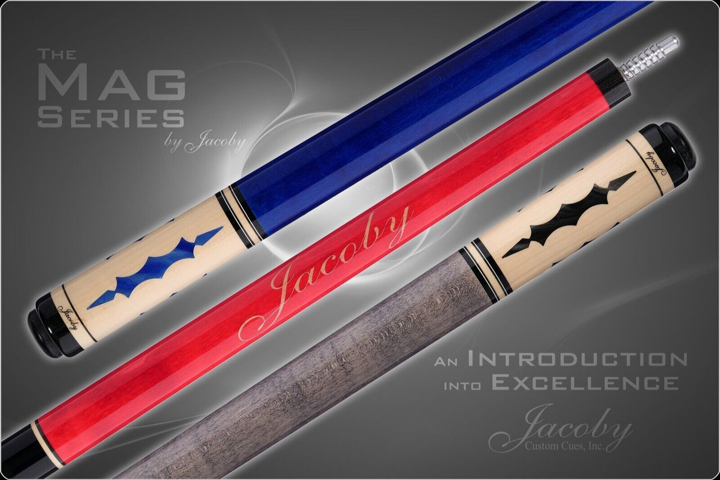 JACOBY MAG 2 SERIES BLUE STAIN BUTT ONLY 3/8x10 BRAND NEW FREE SHIPPING FREE CASE TOO