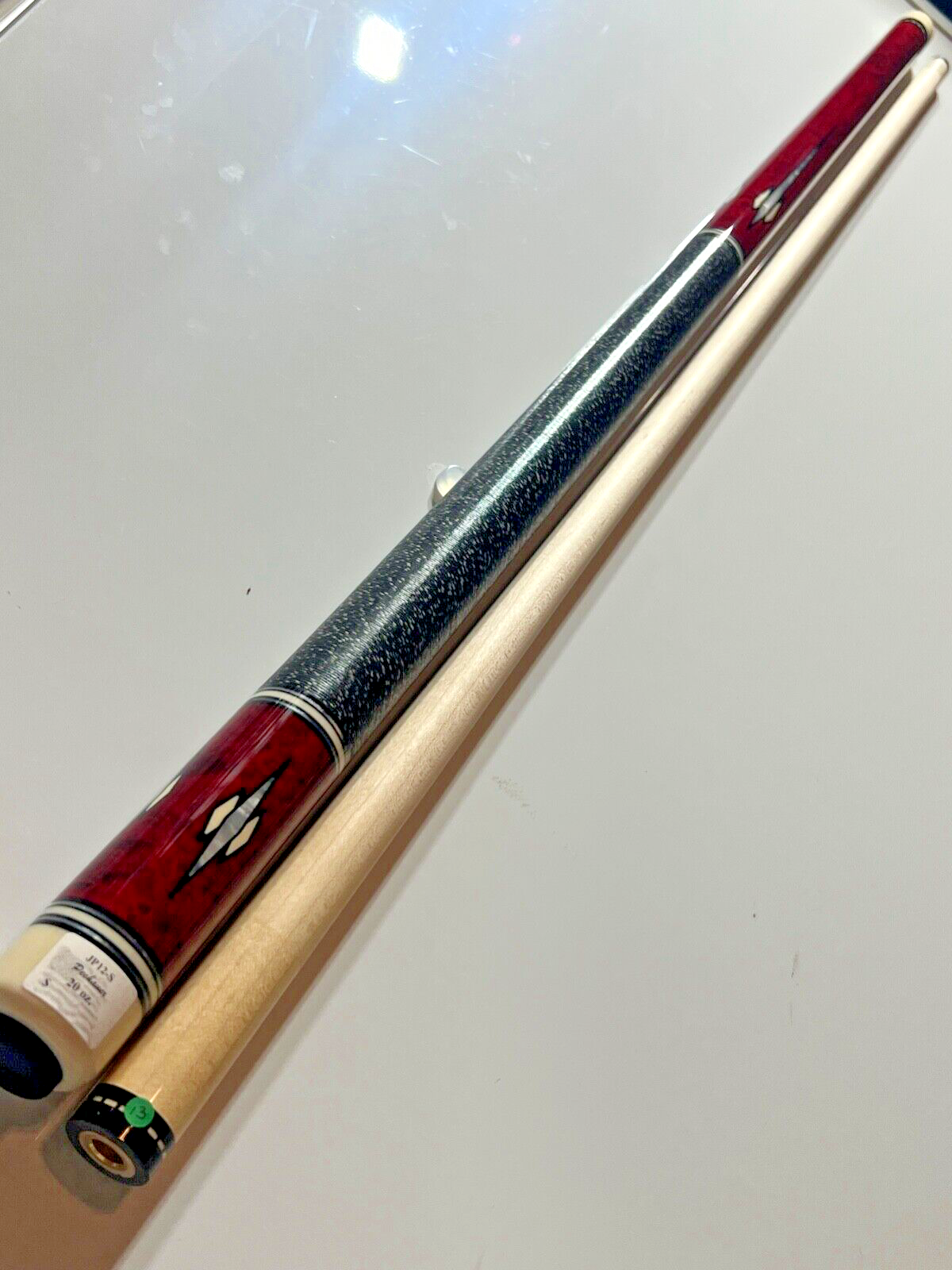 PECHAUER JP12-S JP12S POOL CUE BURGUNDY STAIN 13.00 MM NEW SHIPS FREE FREE CASE