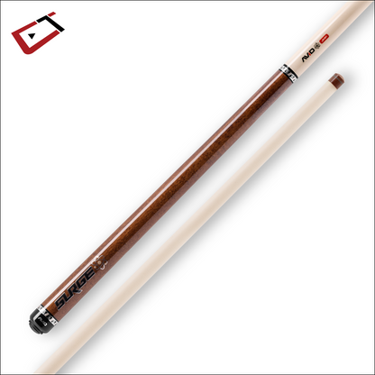 CUETEC AVID SURGE JUMP CUE BROWN  STAIN  BRAND NEW 95-335 SHIPS FREE