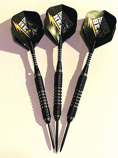 HAMMERHEAD BOTTELSEN 259GGBK 25GR GORILLA GRIP STEEL DARTS SHIPS FREE FLIGHTS