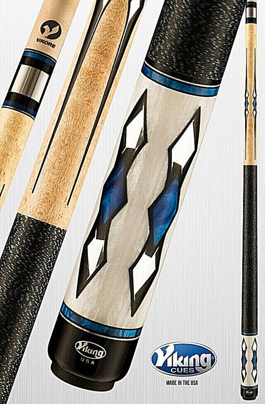 VIKING 5301 POOL CUE TIGER 12.25 MM TIP VIKORE SHAFT NEW FREE SHIPPING FREE CASE