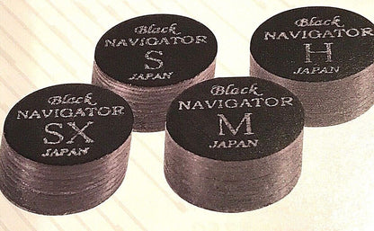 NAVIGATOR BLACK M TIPS BY MCDERMOTT MEDIUM  BRAND NEW FREE SHIPPING N MORE