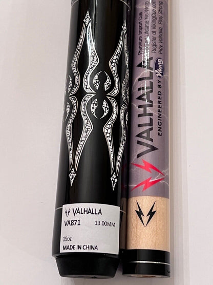 VALHALLA POOL CUE  VA871 FROM VIKING INLAYS AND MORE NEW FREE SHIPPING FREE CASE