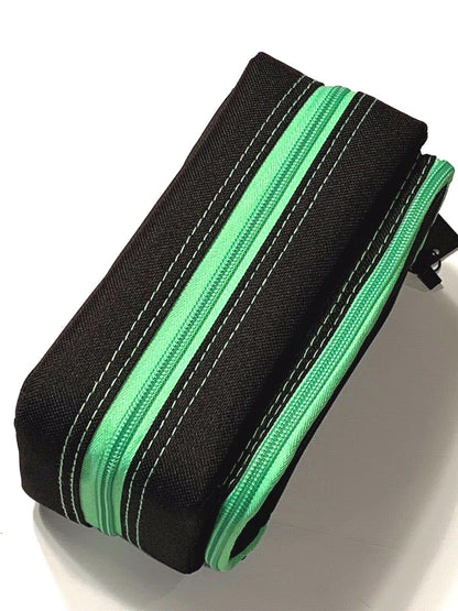 VIPER GLD PLAZMA PRO DART CASE BLK W/GREEN TRIM PHONE PCKT. FREE SHIP & FLIGHTS