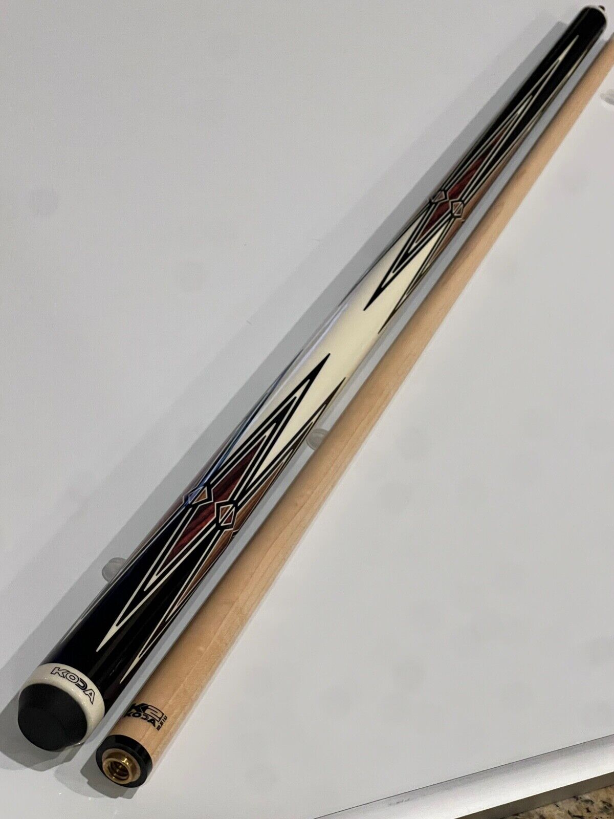 KODA POOL CUE KL131 UNILOC JNT. 12.50MM LD SHAFT NEW SHIPS FREE N FREE HARD CASE