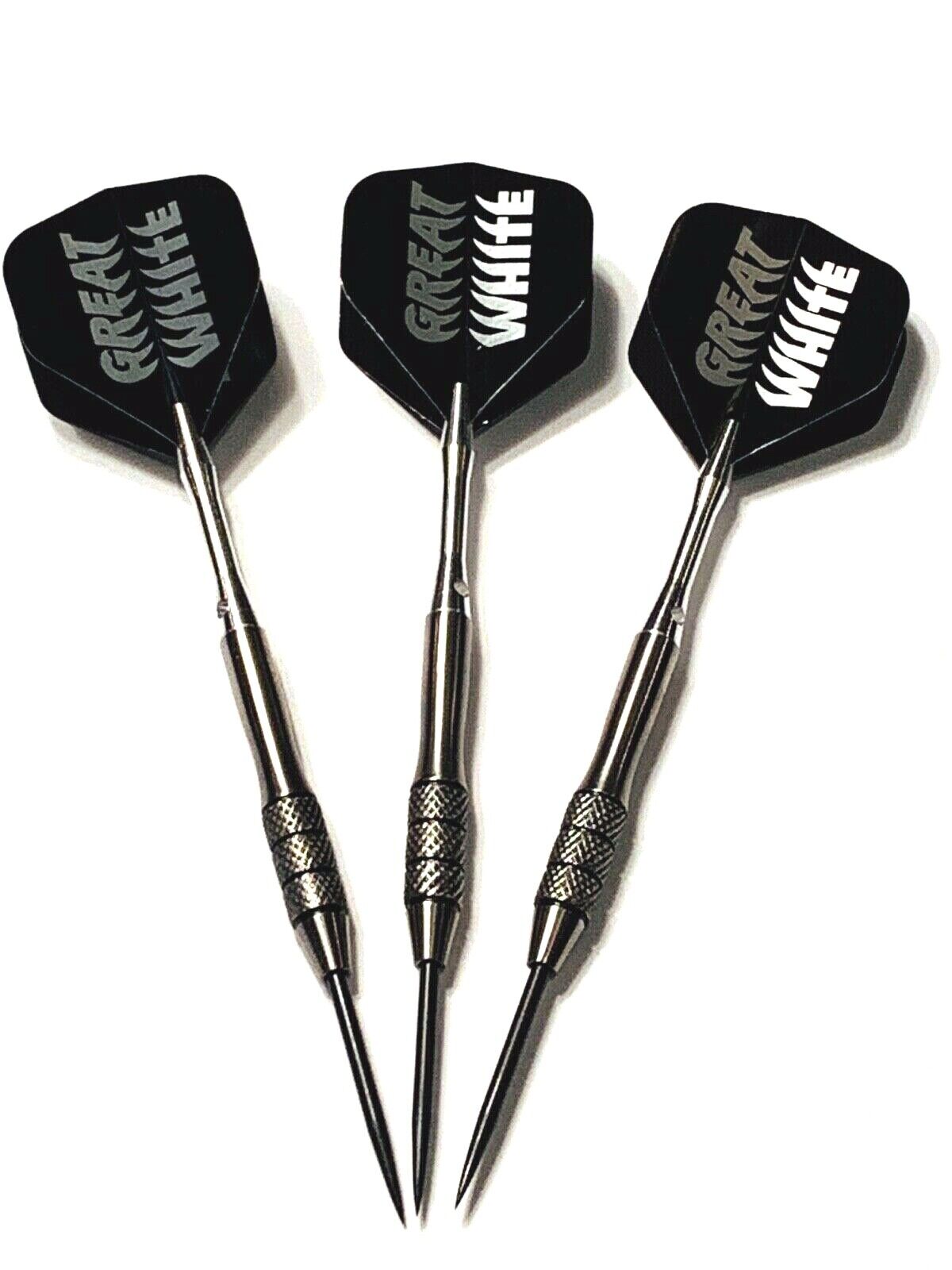 BOTTELSEN STEEL TIP DARTS MODEL  GREAT WHITE 2192GW7 21 GRAM NEW FREE SHIPPING