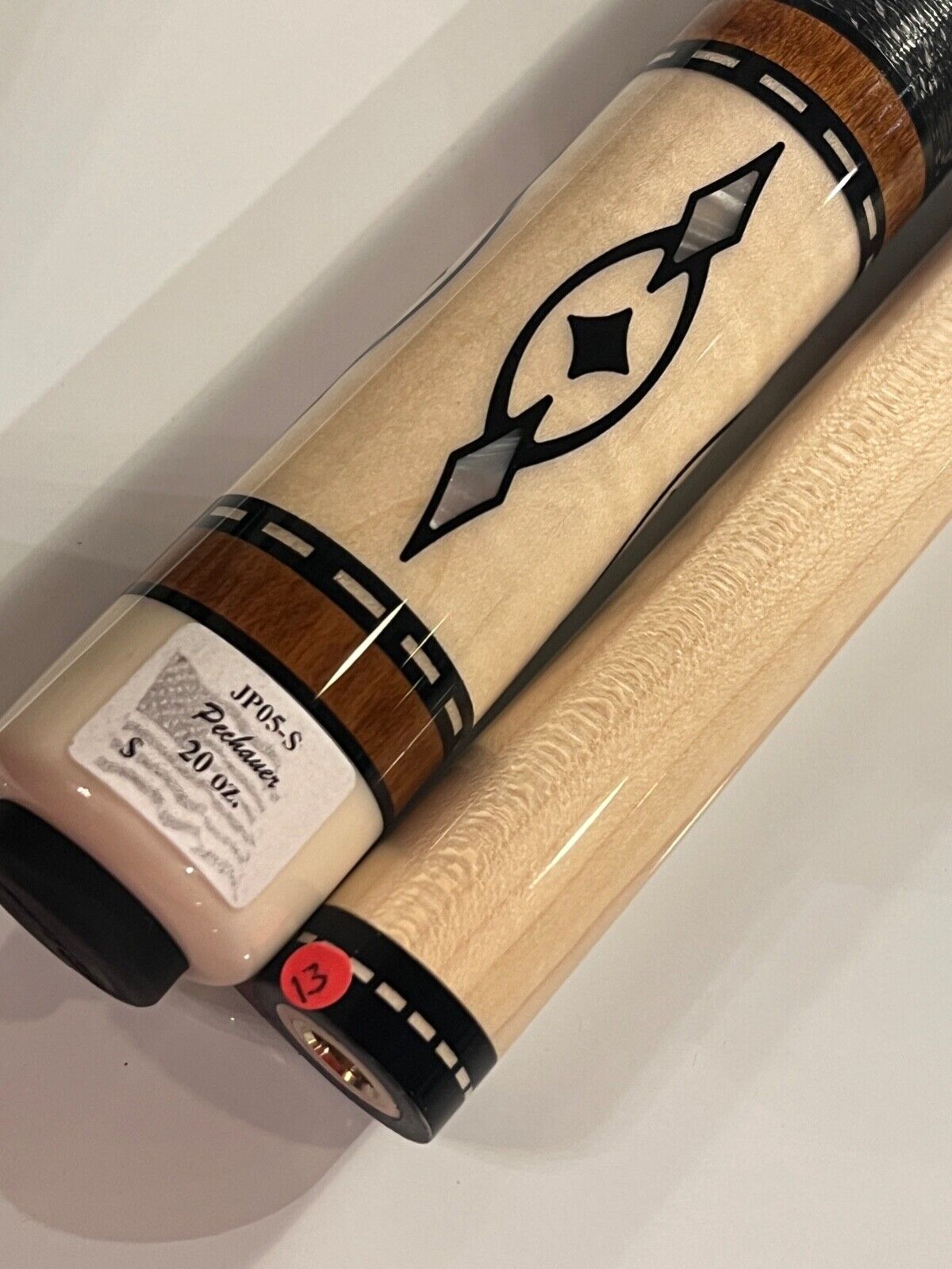 PECHAUER CUSTOM JP5S JP5 POOL CUE DANISH STAIN 13MM NEW SHIPS FREE FREE CASE