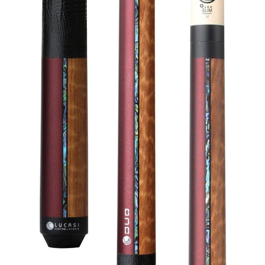 LUCASI LZDU14 CUSTOM POOL CUE UNILOC JOINT 11.75 MM TIGER TIP NEW FREE SHIPPING