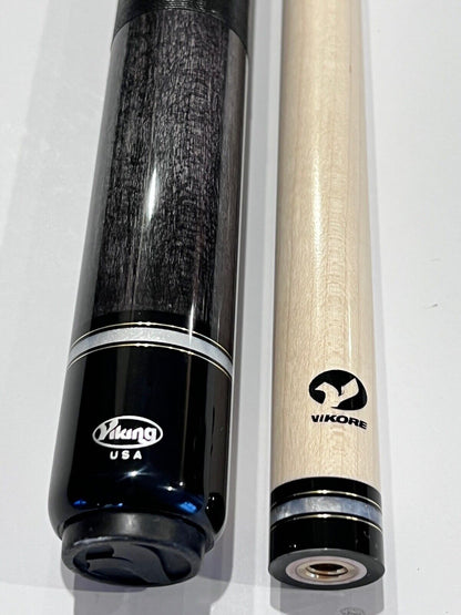 VIKING 2602 POOL CUE 13.00 MM TIGER TIP VIKORE SHAFT NEW SHIPS FREE N FREE CASE