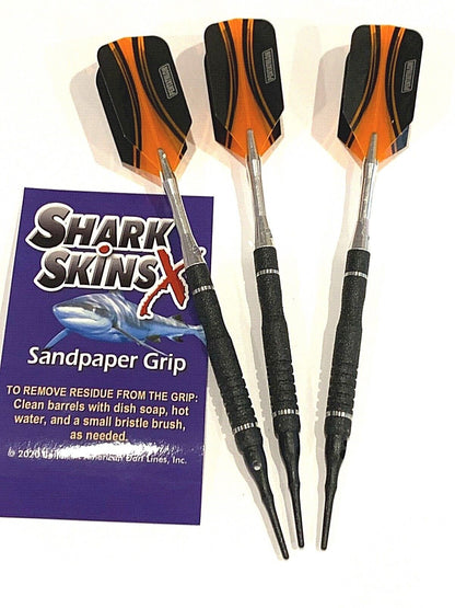 BOTTELSEN PRECISION GRIP SHARK SKIN STEEL TIP DARTS 18 GR NEW FREE SHIPPING