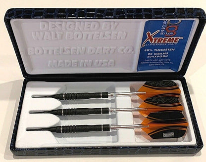 BOTTELSEN PRECISION GRIP SHARK SKIN STEEL TIP DARTS 18 GR NEW FREE SHIPPING