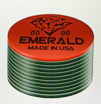 TIGER EMERALD  LAMINATED 14MM TIP BRAND NEW FREE SHIPPING  BEST PRICE