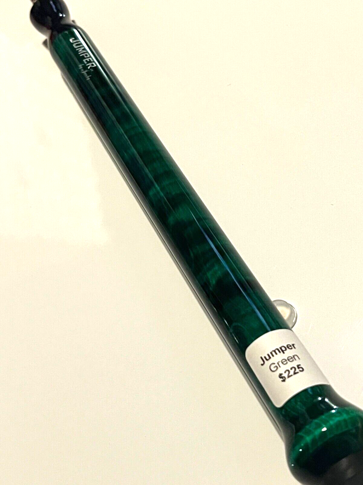 JACOBY JUMP CUE THE JUMPER GREEN STAIN NEW DESIGN FREE SHIPPING FREE CASE TOO