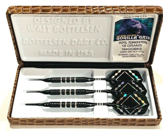 BOTTELSEN 184GGBKS GORILLA GRIP TOUGH COAT DARTS FREE SHIPPING N MORE