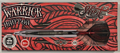 SHOT DARTS MODEL WARRIOR HAUTOA 18 GR TUNNSTN SOFT TIP SHIPS FREE N FREE FLIGHTS