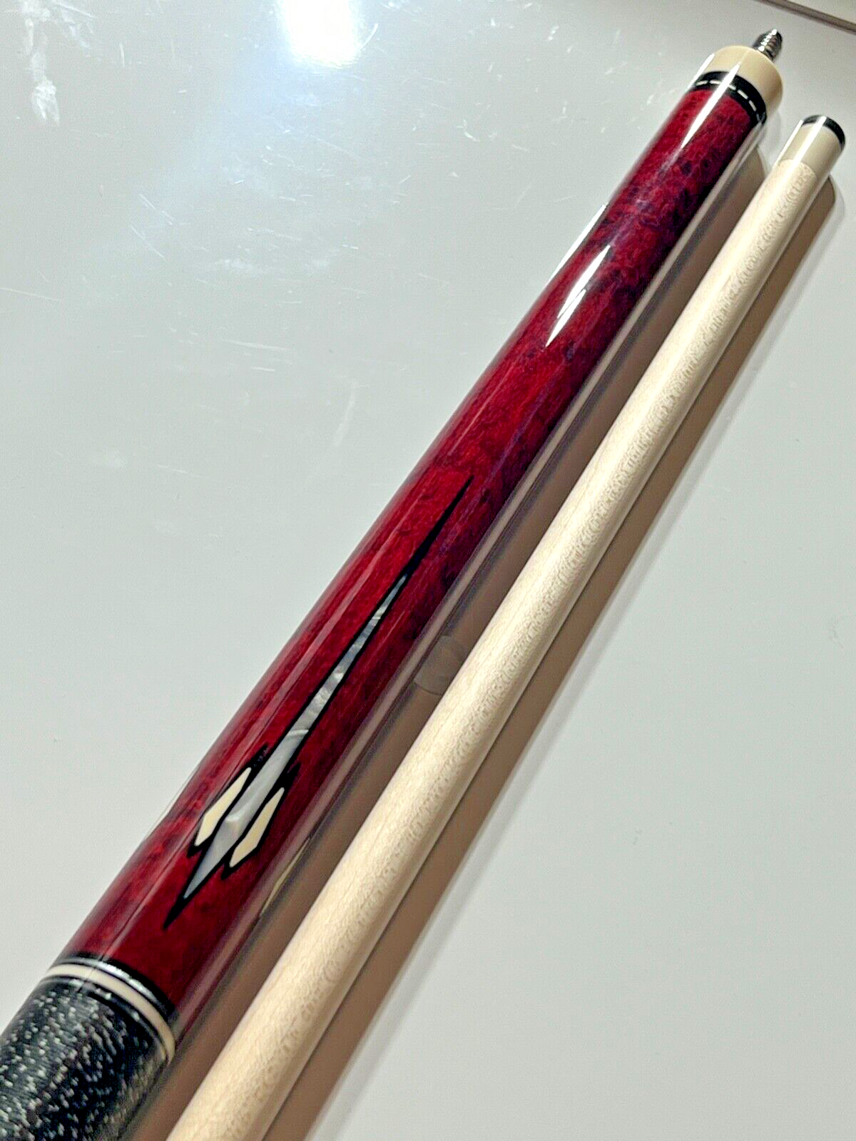 PECHAUER JP12-S JP12S POOL CUE BURGUNDY STAIN 13.00 MM NEW SHIPS FREE FREE CASE