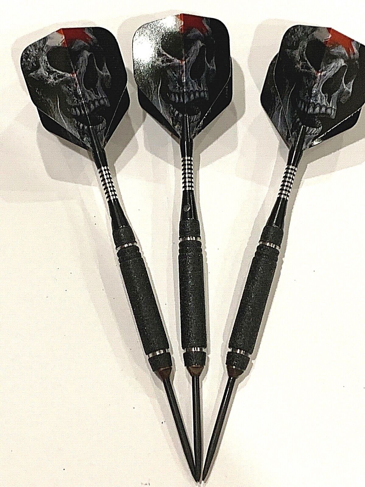 BOTTELSEN DEVASTATOR STEEL TIP SHARK SKIN DARTS 23 GR BLACK NEW FREE SHIPPING