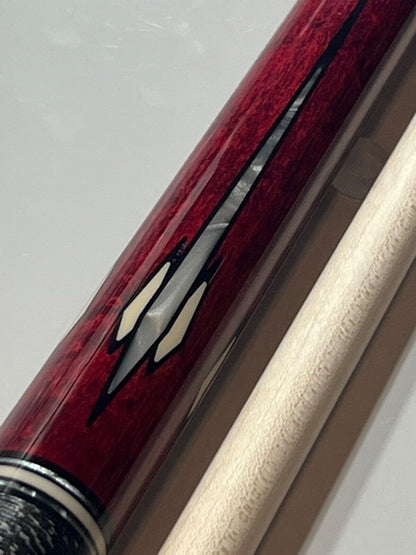 PECHAUER JP12-S JP12S POOL CUE BURGUNDY STAIN 13.00 MM NEW SHIPS FREE FREE CASE