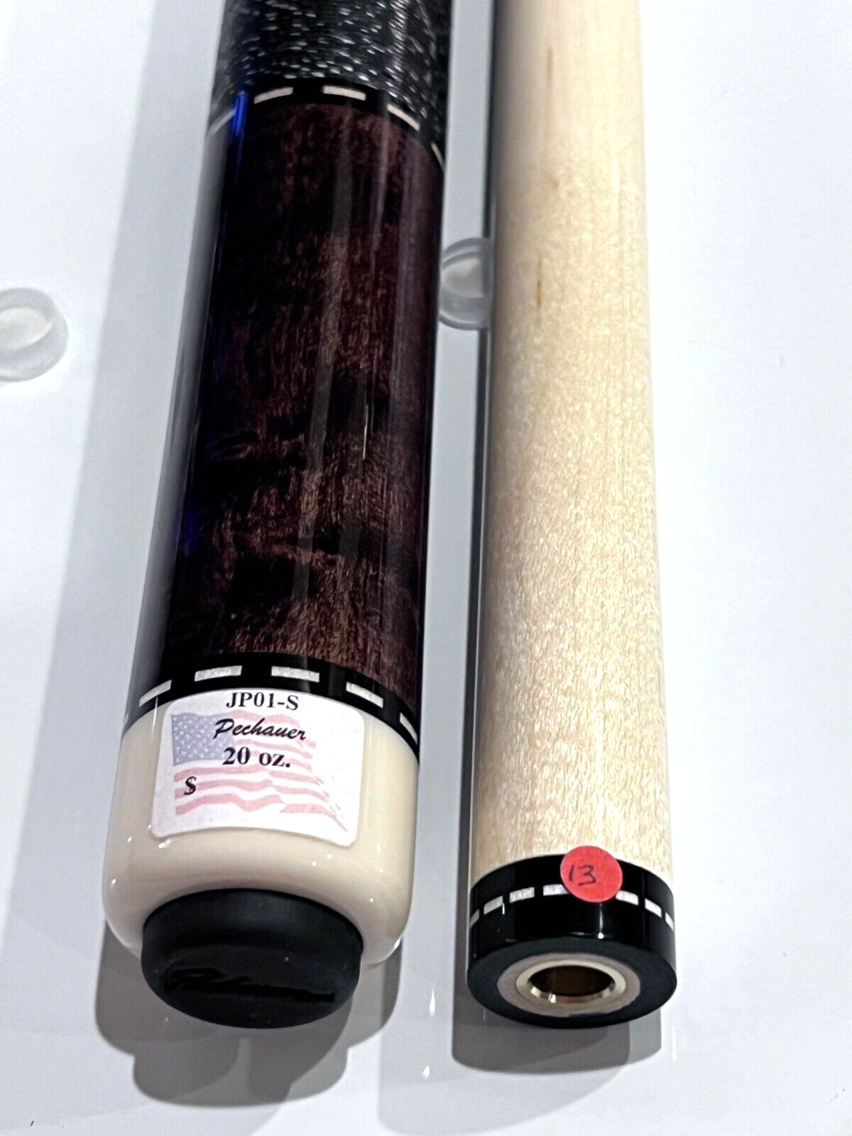 PECHAUER CUSTOM JP1S JP1 POOL CUE BROWN STAINED MAPLE NEW SHIPS FREE FREE CASE