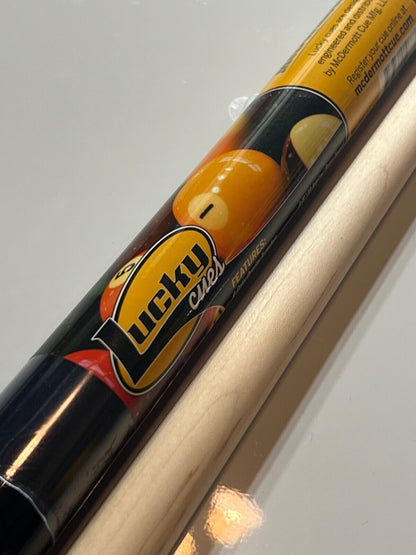 MCDERMOTT L1 LUCKY POOL CUE BRAND NEW 19 OZ 13MM TIP FREE SHIPPING FREE CASE