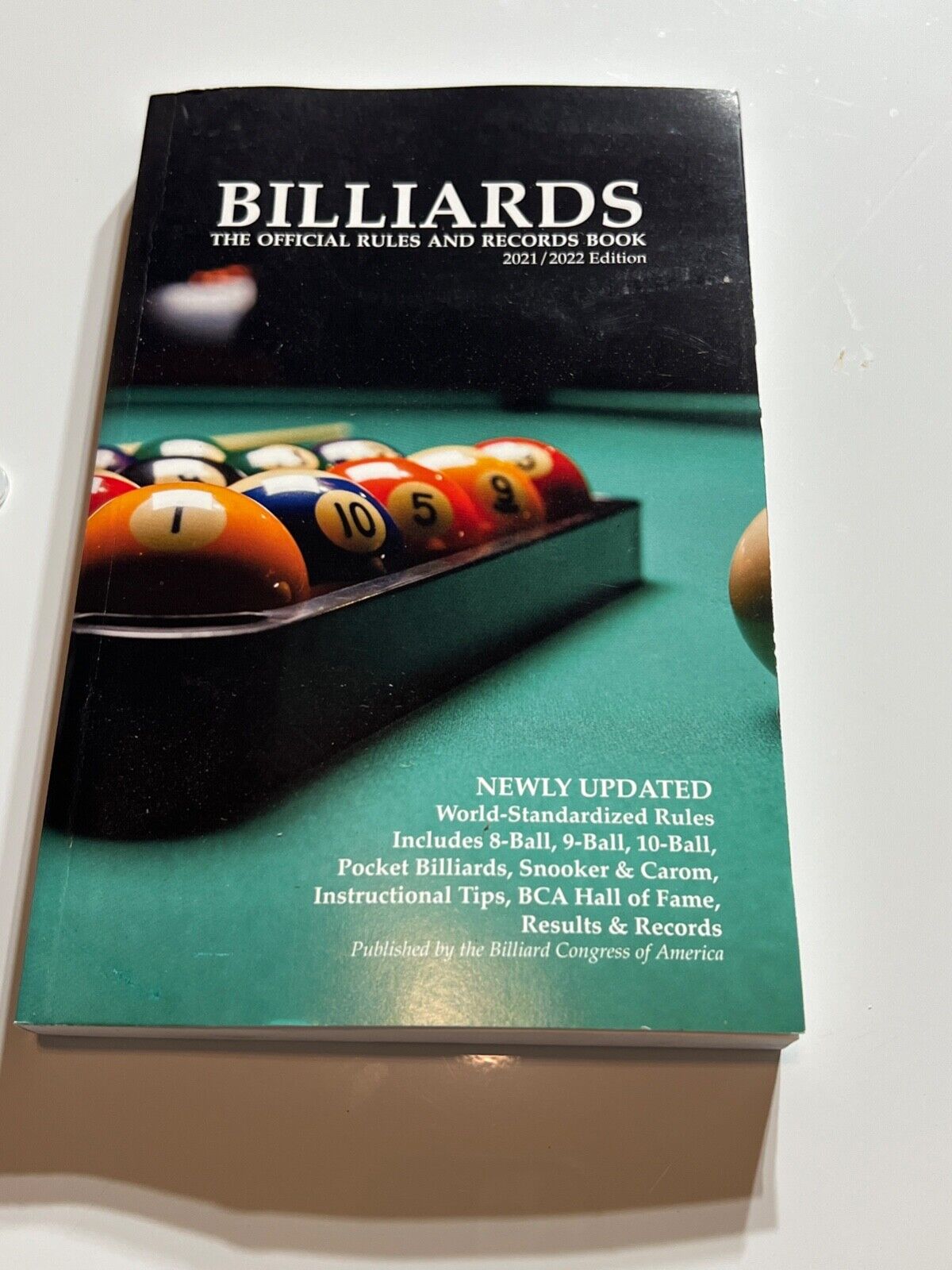 BCA OFFICIAL BILLIARDS RULE BOOK RULES FOR ALL GAMES HALL OF FAME MORE SHIPS FRE