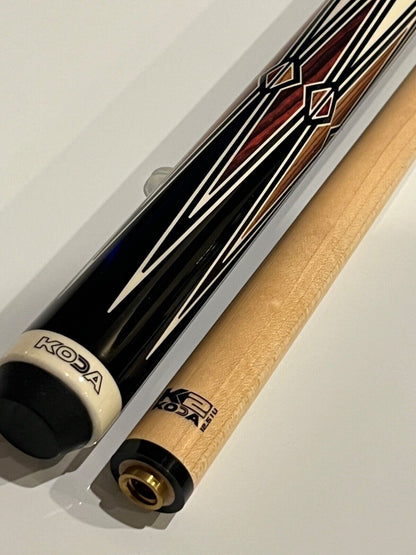 KODA POOL CUE KL131 UNILOC JNT. 12.50MM LD SHAFT NEW SHIPS FREE N FREE HARD CASE