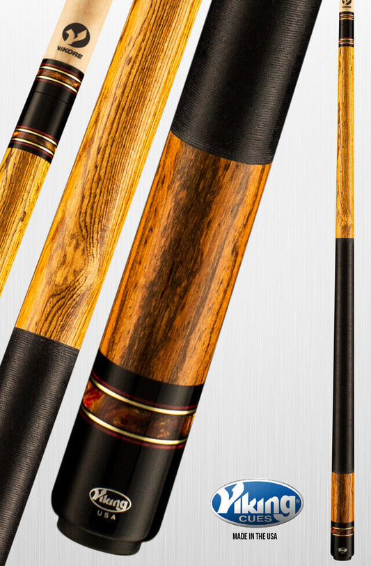 VIKING 3391 POOL CUE TIGER 12.75 MM TIP VIKORE SHAFT NEW FREE SHIPPING FREE CASE