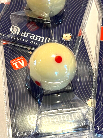 ARAMITH PRO CUP CUE BALL 2 1/4" NEW N PKG SHIP FREE N FREE TIPS  BEWARE COPYCATS