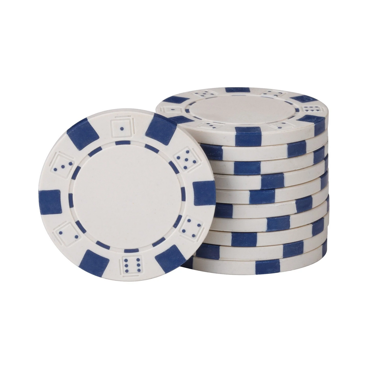 FAT CAT WHITE POKER CHIPS SLEEVE OF 50 EACH BRAND NEW SHIP FREE BELOW WHOLESALE