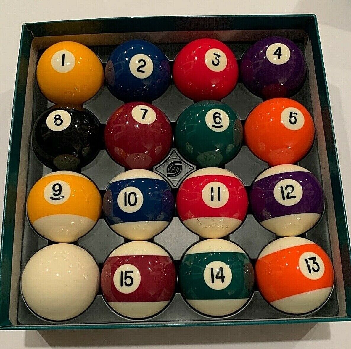 ARAMITH PREMIER POOL BALL SET 2 1/4" REG SIZE BRAND NEW  SHIPS FREE N FREE TIPS