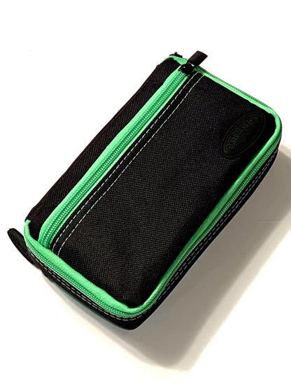 VIPER GLD PLAZMA PLUS  DART CASE BLK W/ GREEN TRIM NEW FREE SHIPPING N FLIGHTS