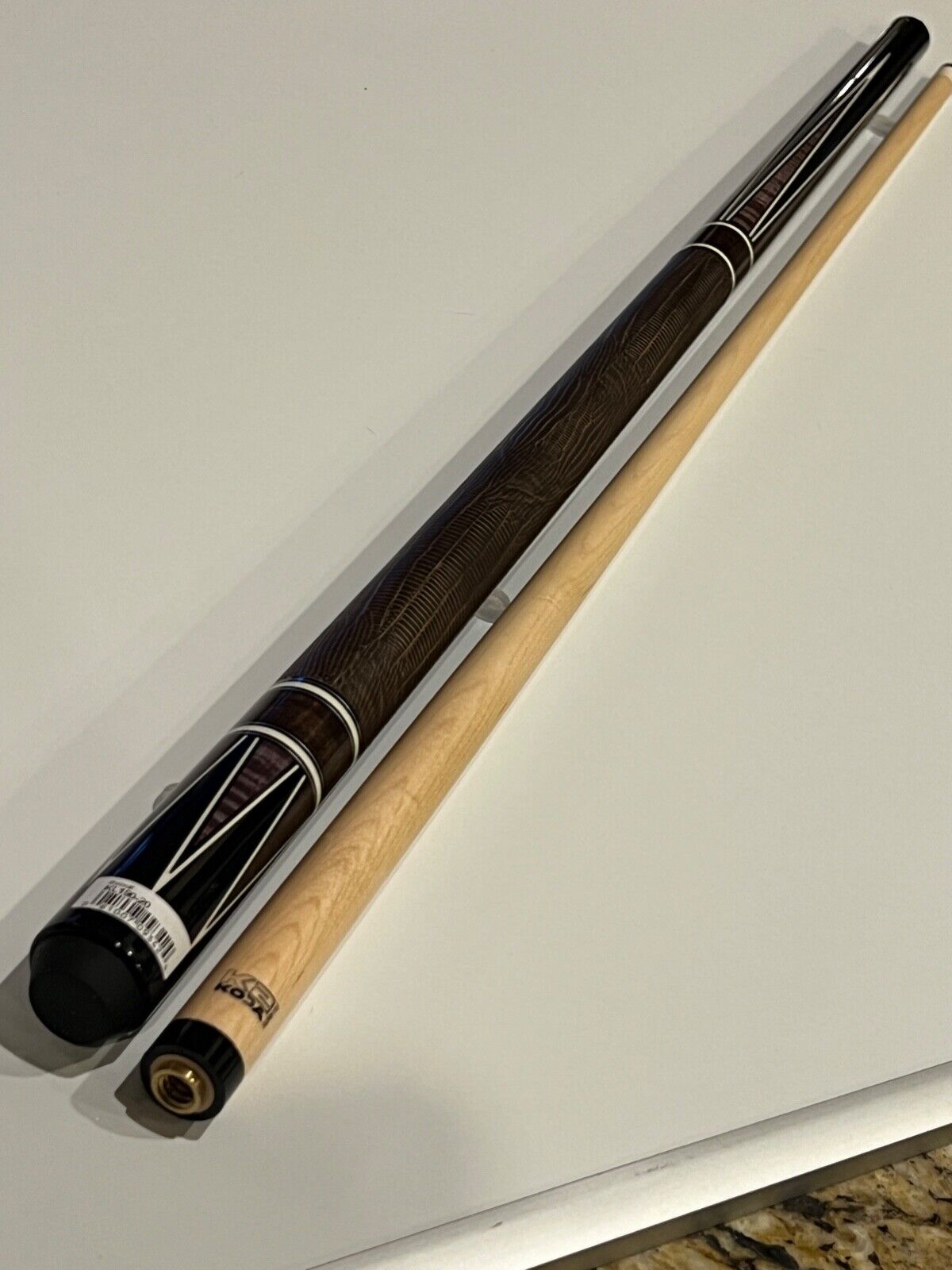 KODA POOL CUE KL190 UNILOC JNT. 11.75M LD SHAFT NEW FREE SHIPPING FREE HARD CASE