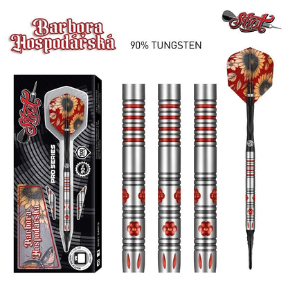 SHOT DARTS BARBORA HOSPODARSKA 20 GRAM SOFT TIP NEW! SHIPS FREE N FREE FLIGHTS