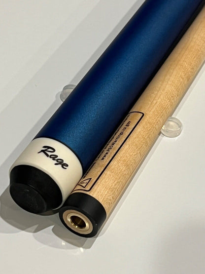 RAGE BLUE HEAVY HITTER BREAK JUMP CUE RGJPBB NEW FREE SHIPPING FREE HARD CASE