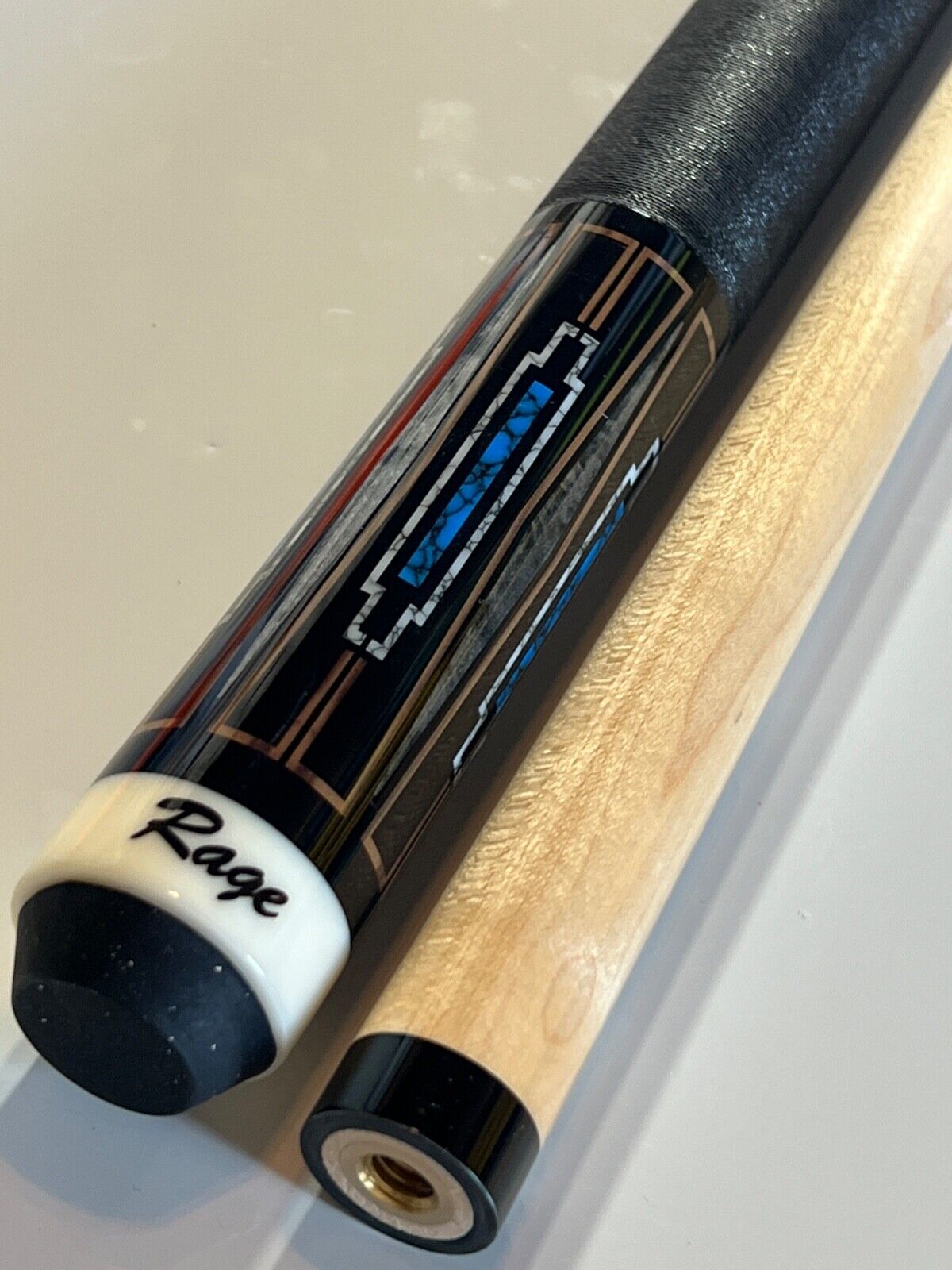 RAGE POOL CUE RG217 HARD ROCK MAPLE BRAND NEW FREE SHIPPING FREE SOFT CASE