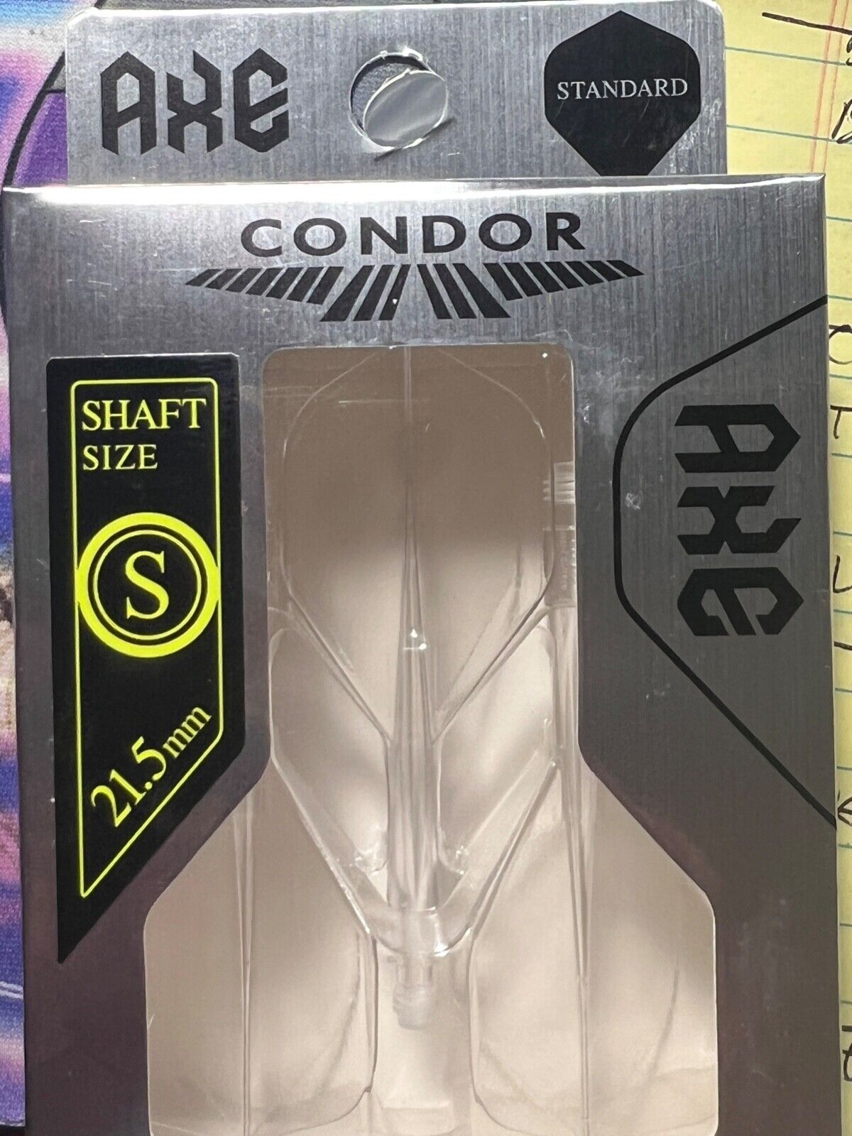 CONDOR SHORT AXE CLEAR COLR HEAVY DUTY FLIGHT 21.5M STANDARD SHAPE FREE SHIPPING