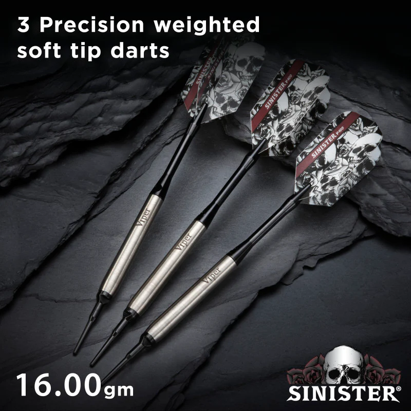 SINISTER VIPER DARTS FROM GLD 16 GRAM NEW SHIPS FREE FLIGHTS FREE 21-3501-16