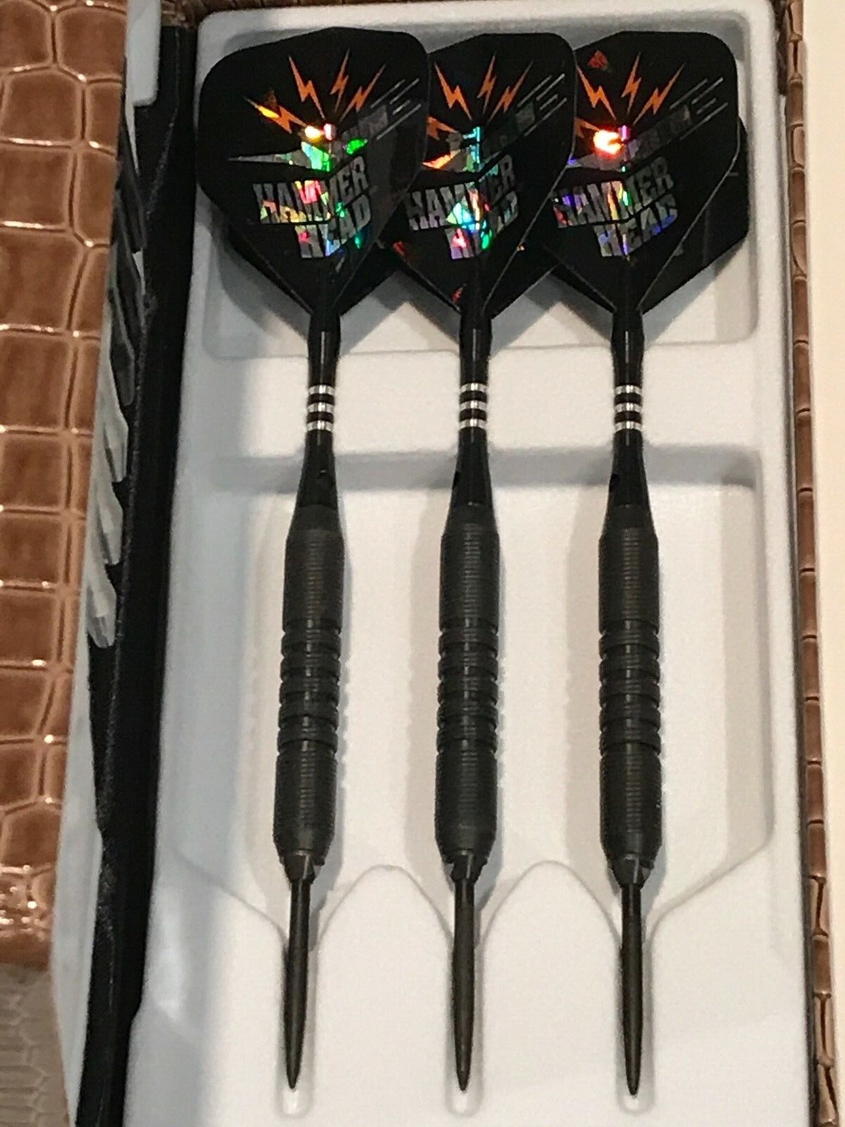 HAMMERHEAD 24 GRAM BLACK STEAL BOTTELSEN DARTS 244E  FREE SHIPPING FREE FLIGHTS