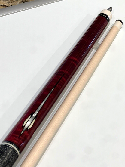 PECHAUER JP12-S JP12 POOL CUE WINE STAINED MAPLE NEW SHIPS FREE FREE HARD CASE