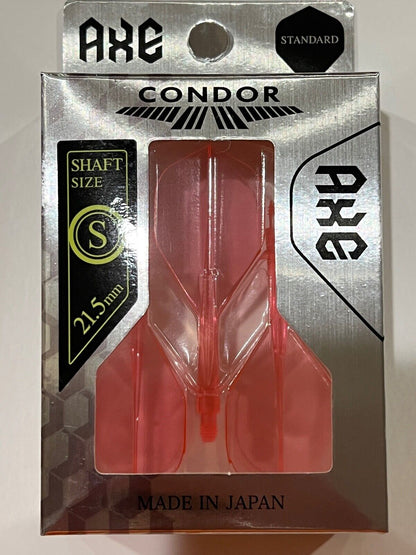 CONDOR AXE HEAVY DUTY FLIGHT SHORT 21.5M STANDARD SHAPE HOT PINK COLOR SHIP FREE