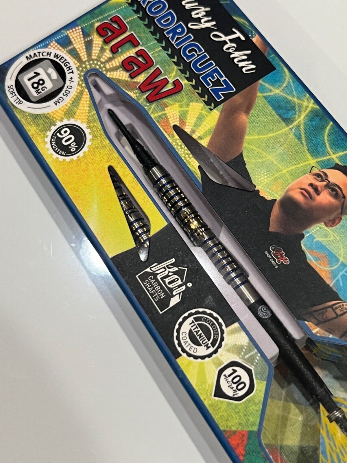 SHOT DARTS JOHN RODRIGUEZ ARAW 20 GRAM SOFT TIP NEW! SHIPS FREE N FREE FLIGHTS