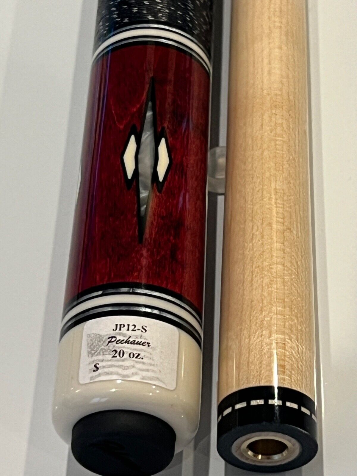 PECHAUER JP12-S JP12 POOL CUE WINE STAINED MAPLE NEW SHIPS FREE FREE HARD CASE