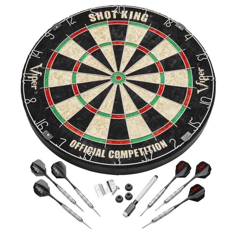 VIPER HUDSON ALL IN ONE BLACK DART CENTER OPEN ITEM  SHIPS FREE