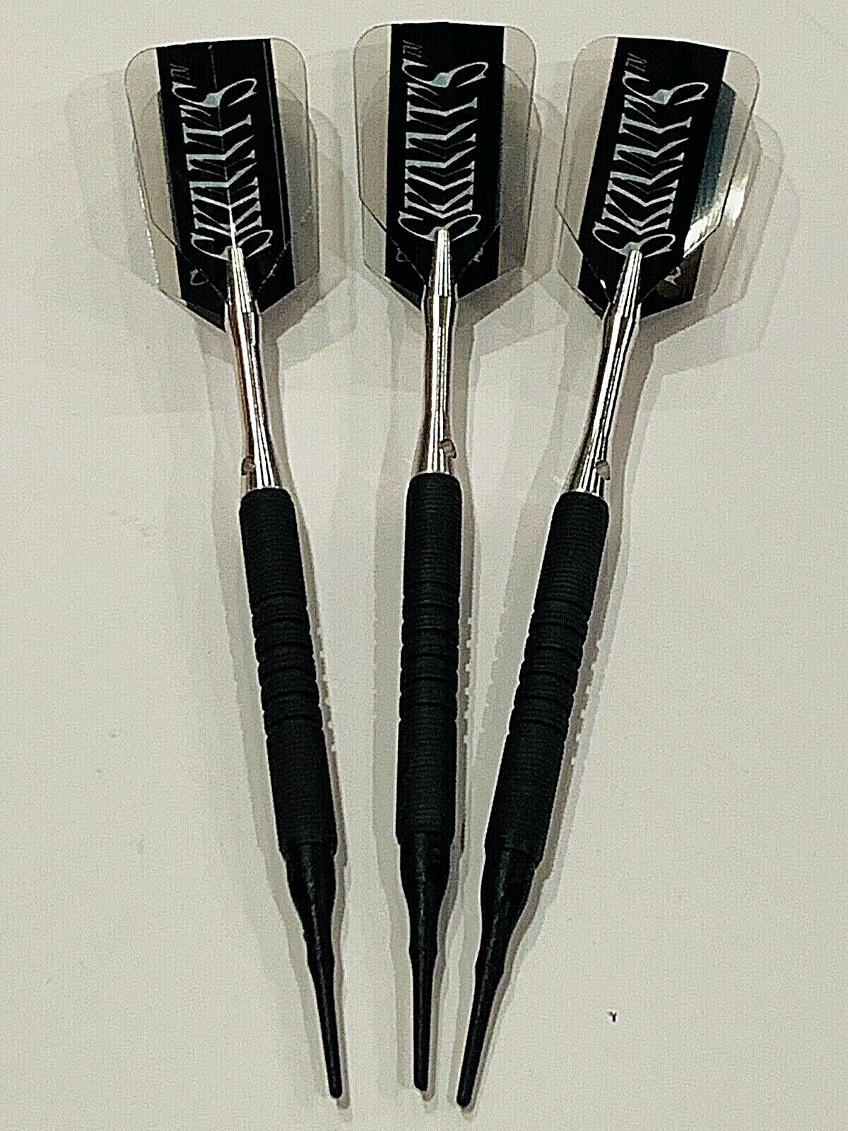 BOTTELSEN 18EBK 20 GRAM SKINNY'S  BLACK STEAL SOFT TIP DARTS SHIPS FREE N MORE