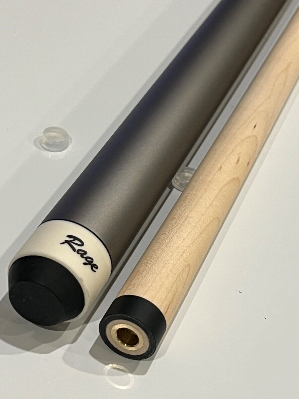 RAGE SILVER HEAVY HITTER BREAK JUMP CUE RGJPBB NEW FREE SHIPPING FREE HARD CASE