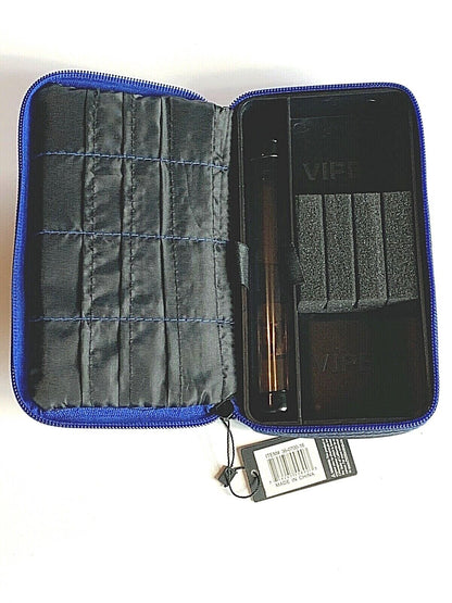 VIPER GLD PLAZMA DART CASE BLACK W/ BLUE TRIM BRAND NEW FREE SHIPPING N FLIGHTS