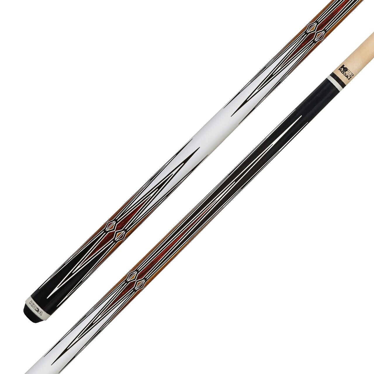 KODA POOL CUE KL131 UNILOC JNT. 12.50MM LD SHAFT NEW SHIPS FREE N FREE HARD CASE