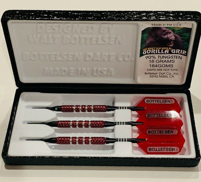 BOTTELSEN 184GGMS 18 GRAM GORILLA GRIP TOUGH COAT DARTS FREE SHIPPING N MORE